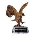 Eagle School Mascot Sculpture w/Engraving Plate